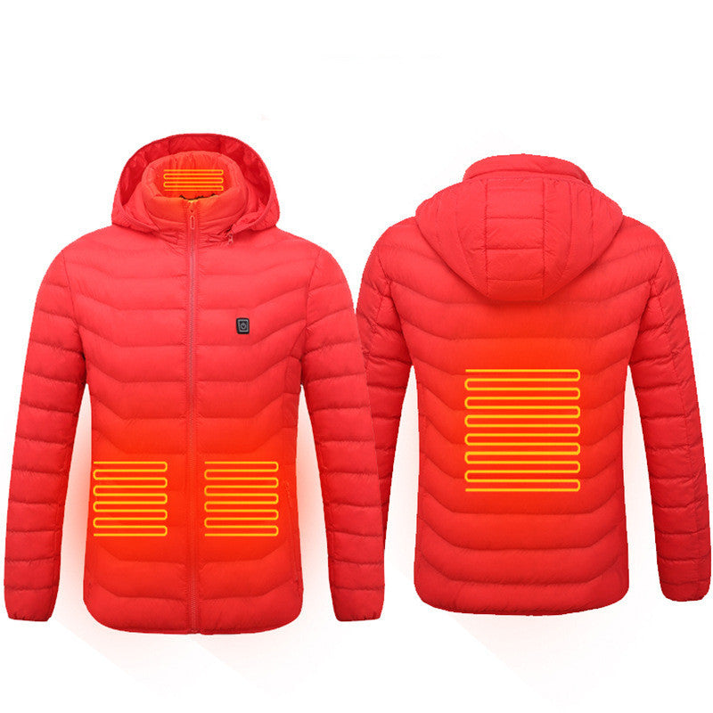 New Electric Men's Heated Jacket Coat for Winter