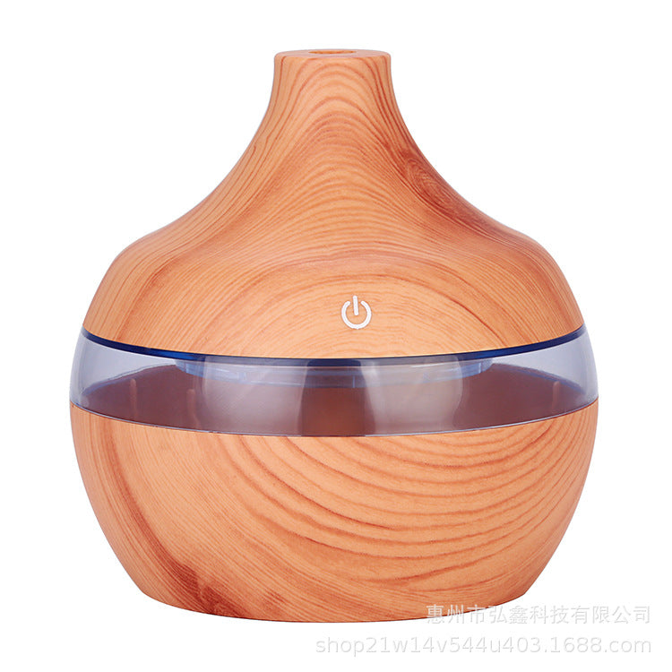 Water drop wood grain humidifier office appliance 300ml humidifier USB silent humidifier