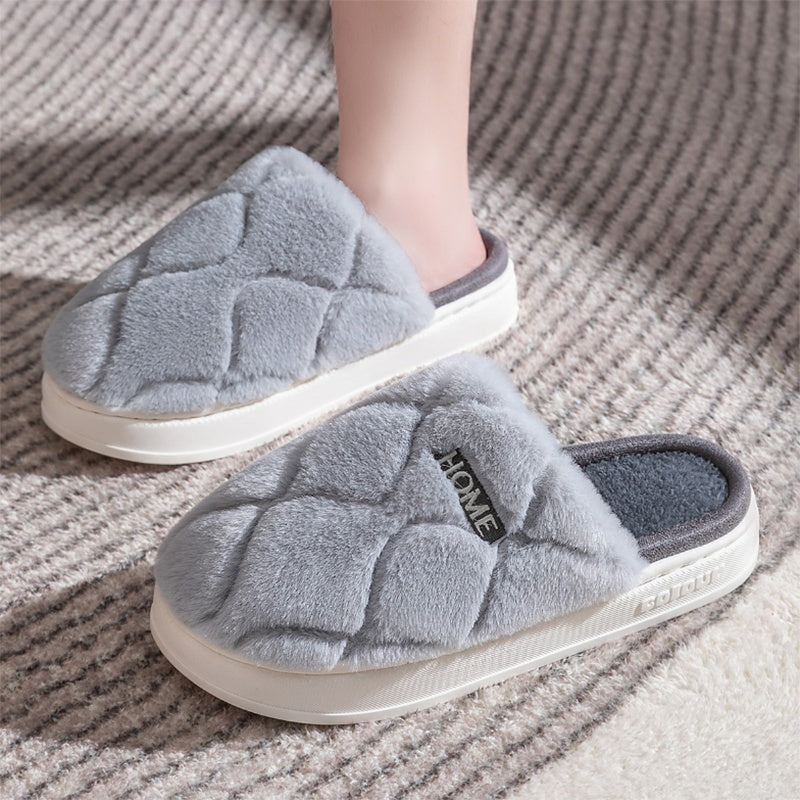 Plush Indoor Home, Winter Women Slippers