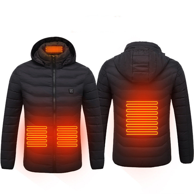 New Electric Men's Heated Jacket Coat for Winter