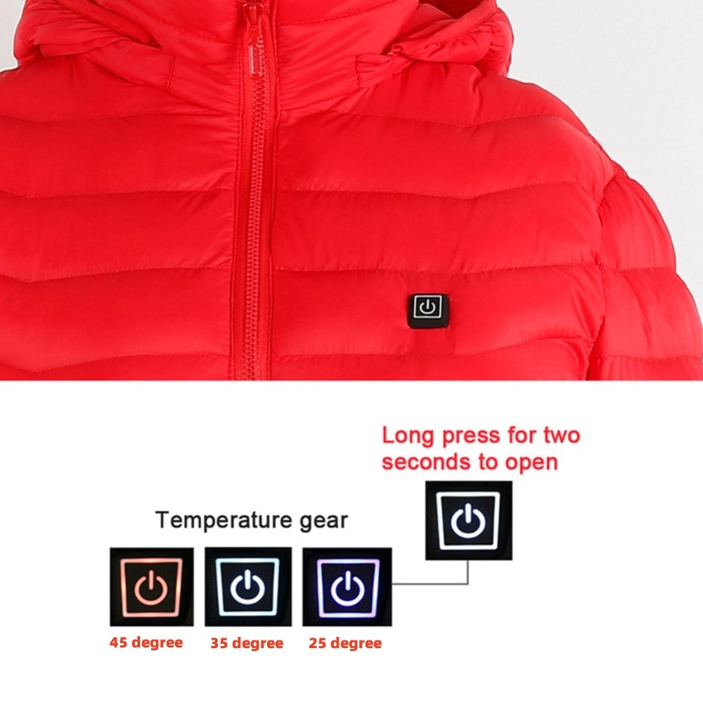 New Electric Men's Heated Jacket Coat for Winter