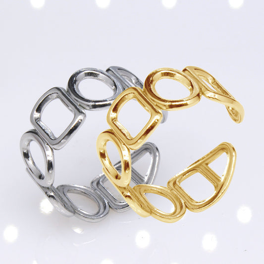 Hollow Ring - Women Special-interest Design Geometric Shape