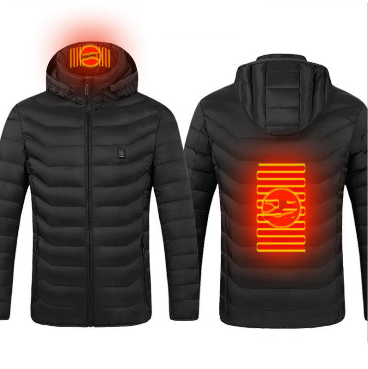 New Electric Men's Heated Jacket Coat for Winter