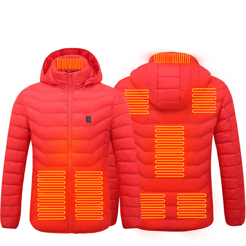 New Electric Men's Heated Jacket Coat for Winter