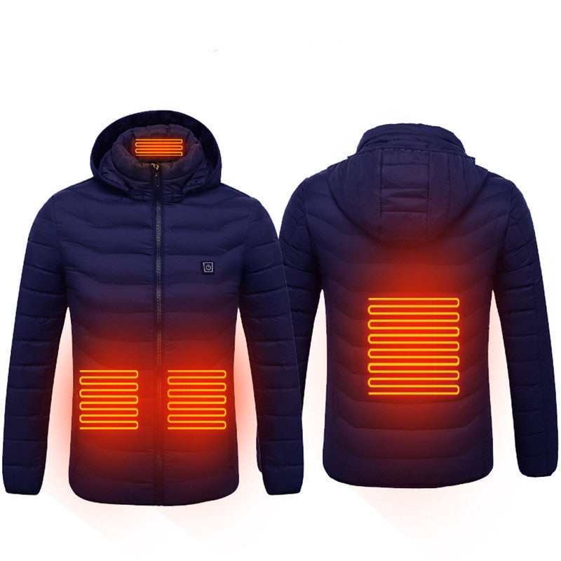 New Electric Men's Heated Jacket Coat for Winter