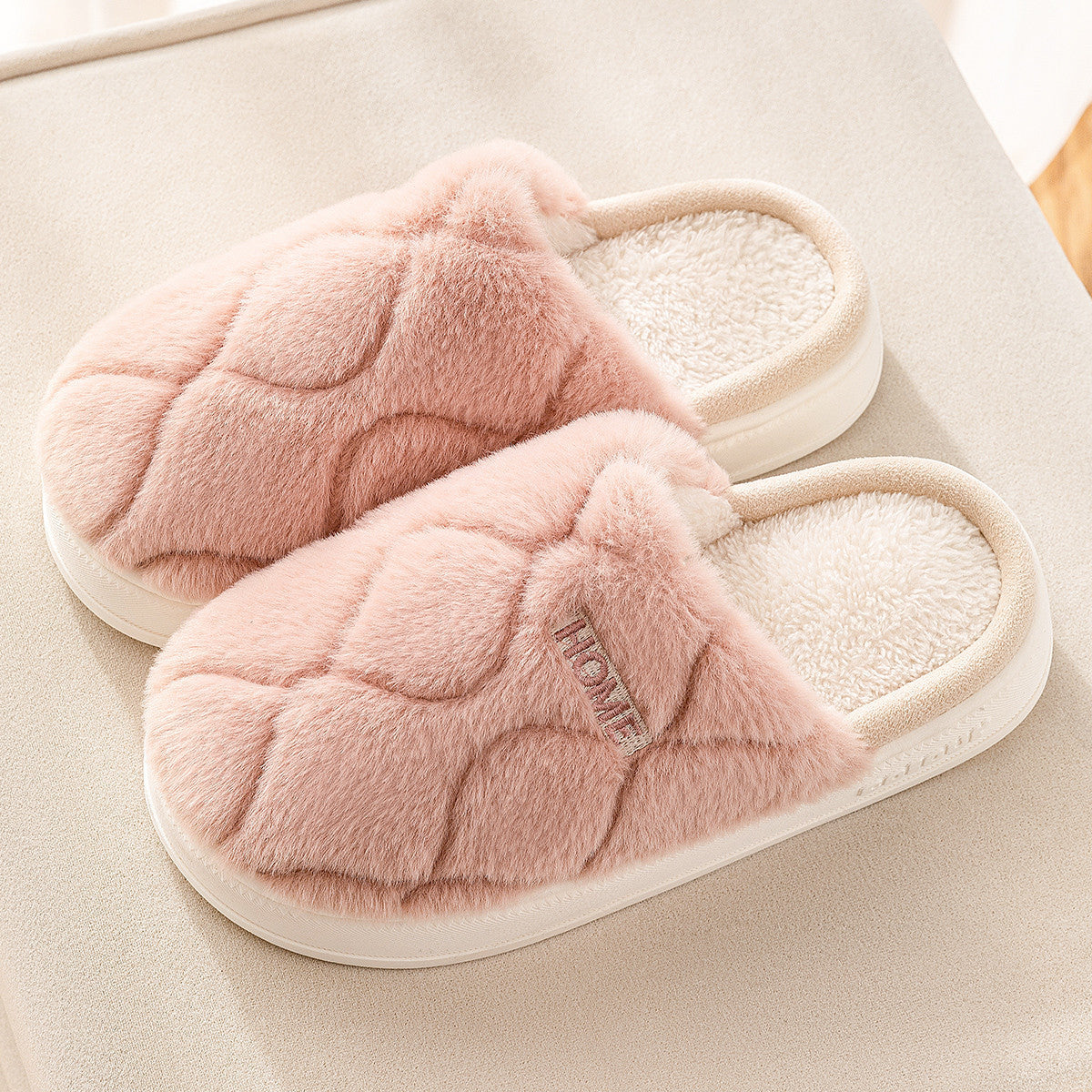 Plush Indoor Home, Winter Women Slippers