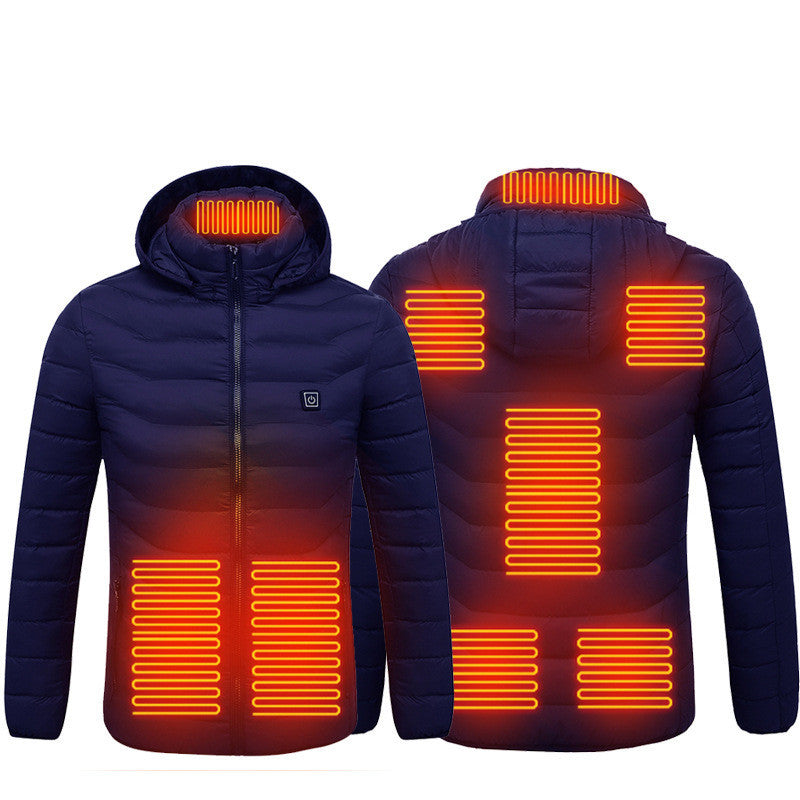 New Electric Men's Heated Jacket Coat for Winter