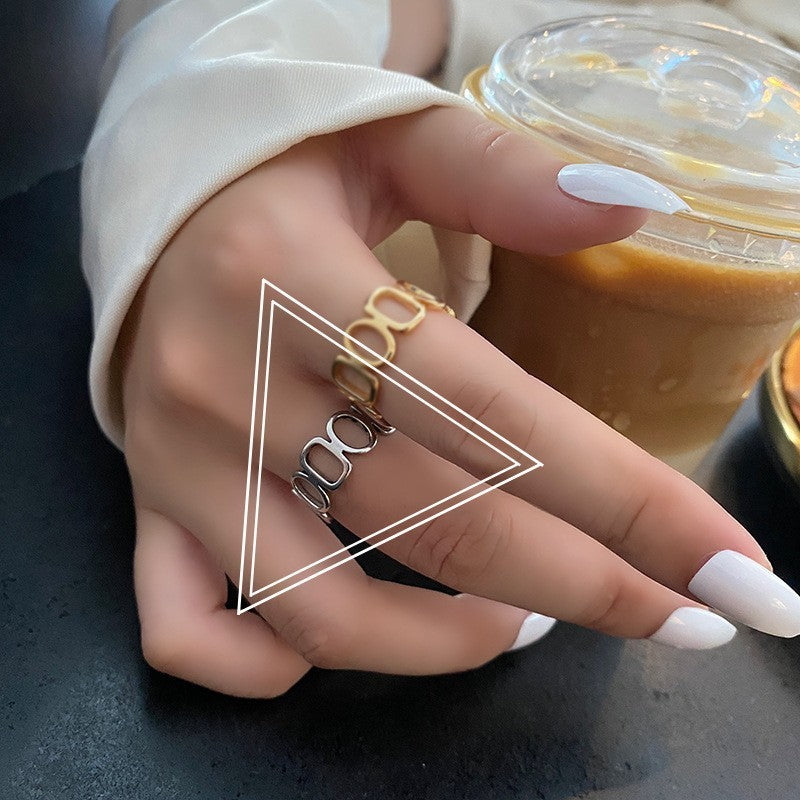 Hollow Ring - Women Special-interest Design Geometric Shape