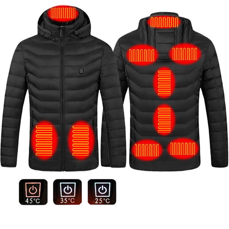 New Electric Men's Heated Jacket Coat for Winter