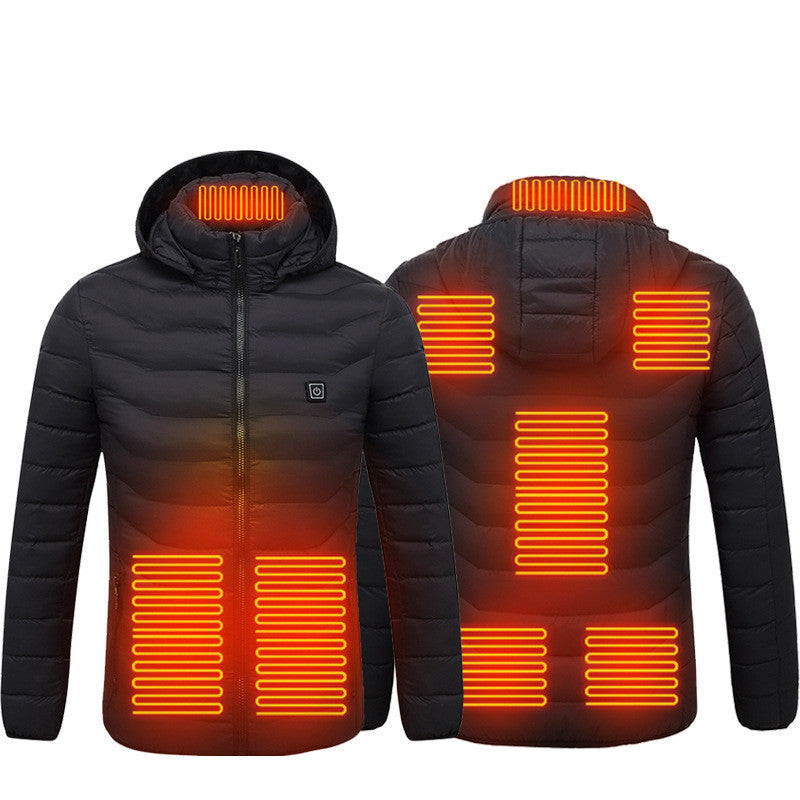 New Electric Men's Heated Jacket Coat for Winter