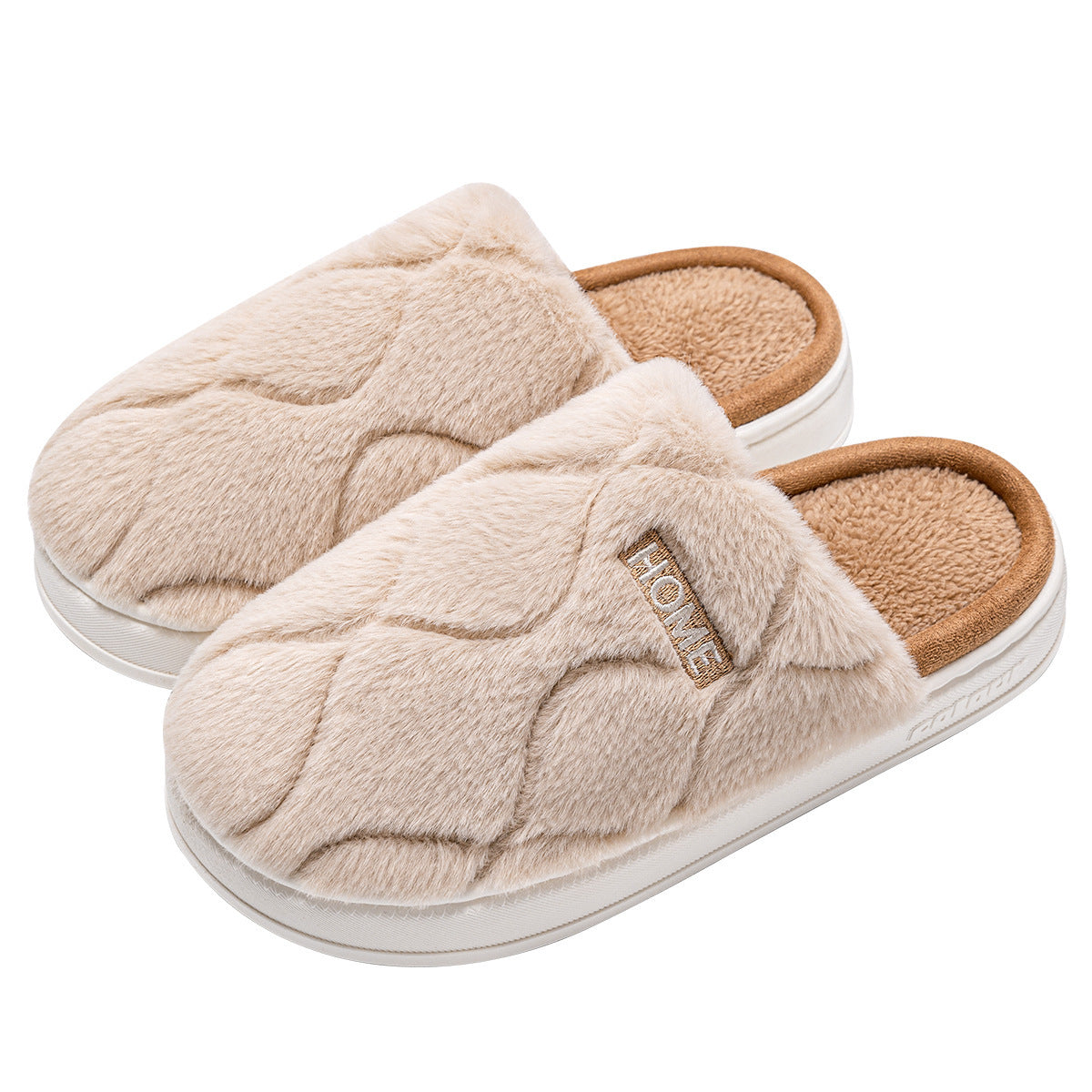 Plush Indoor Home, Winter Women Slippers