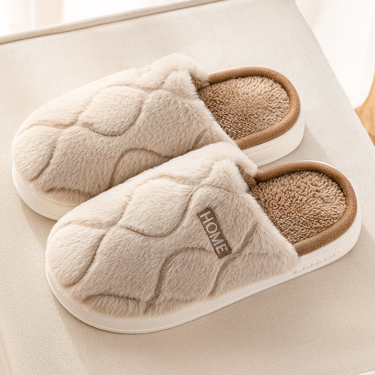 Plush Indoor Home, Winter Women Slippers